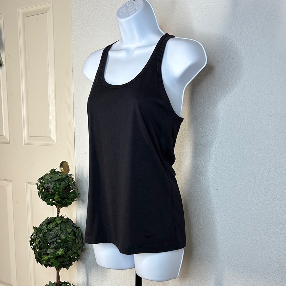 Nike Black Fitted Racer Back Tank Top - Picture 4 of 7